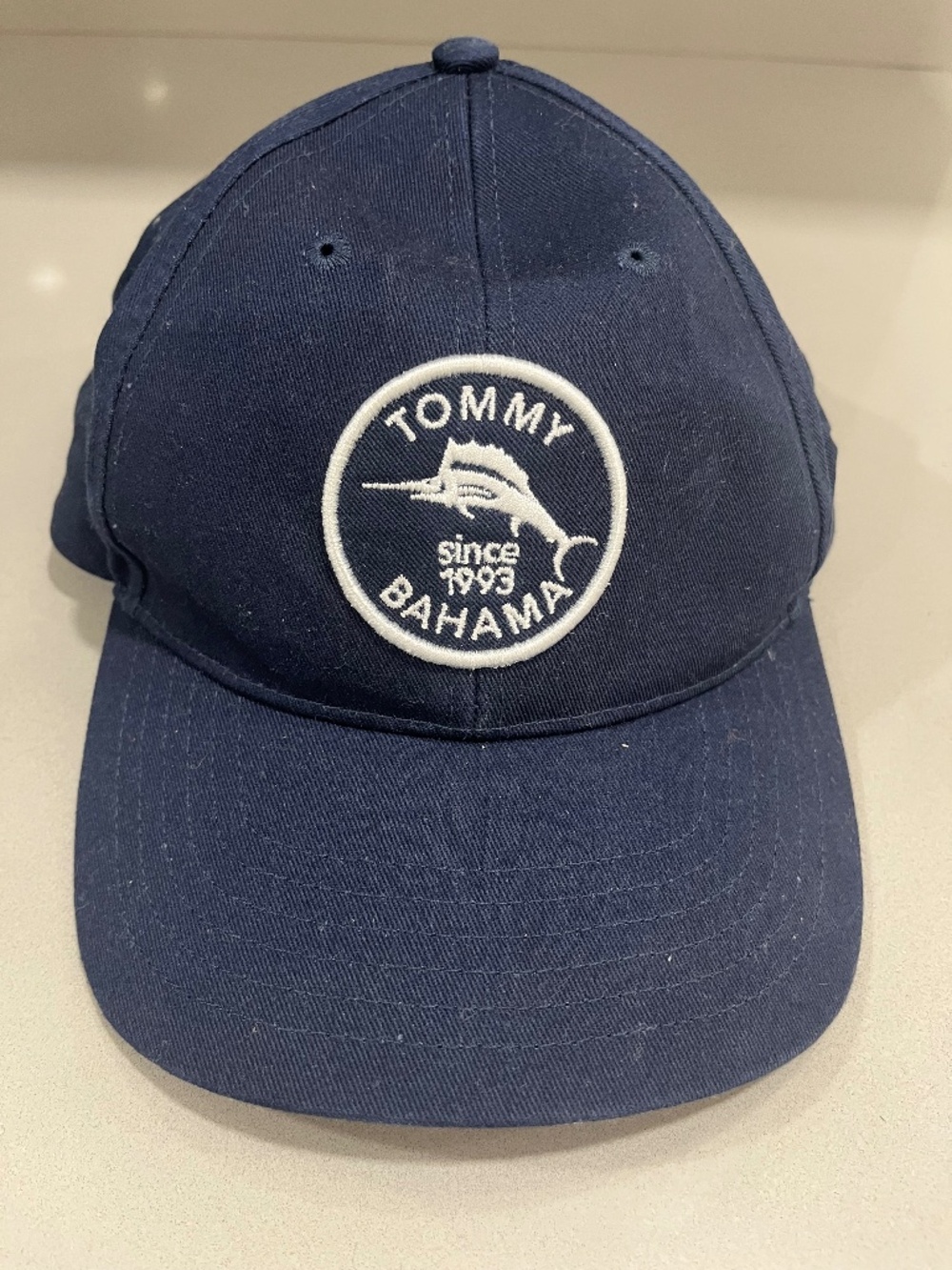 Tommy Bahama Navy Blue Adjustable Hat.